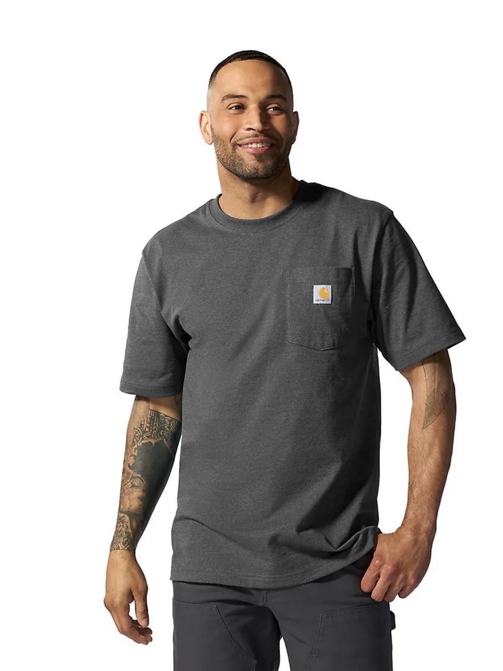 Carhartt Original Fit Dark Grey T-Shirt Size XL